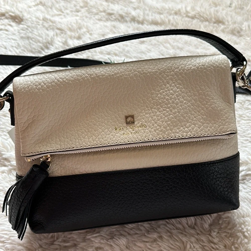 - NWT Kate Spade ♠️ Mini Maria southport avenue Satchel Porc/black 141